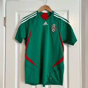Adidas Kids Green Team Mexico Soccer Jersey